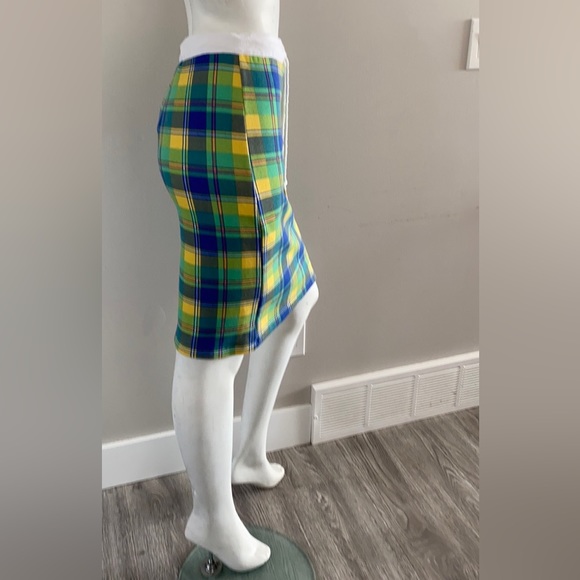 Joyrich Cotton Plaid skirt drawstring waist - Picture 4 of 6